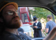 Student driver completing Class A CDL training in California