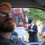 Student driver completing Class A CDL training in California
