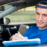 Commercial driver preparing for DOT medical exam in California