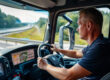 Commercial truck navigating California’s mountain passes safely